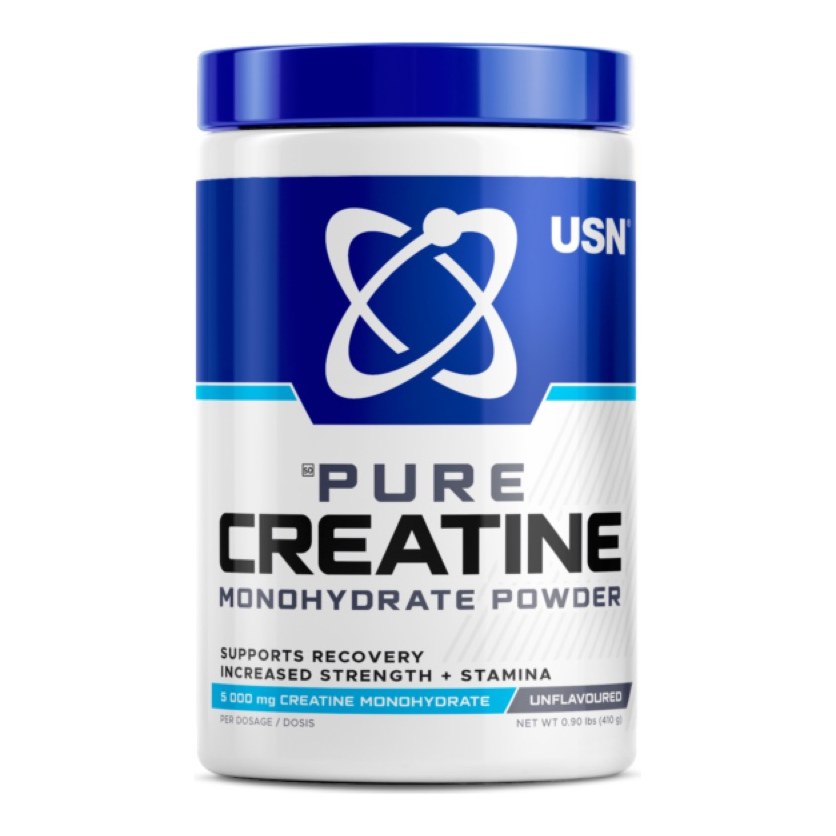 PURE CREATINE MONOHYDRATED POWDER 410G(UNFLAVOURED)