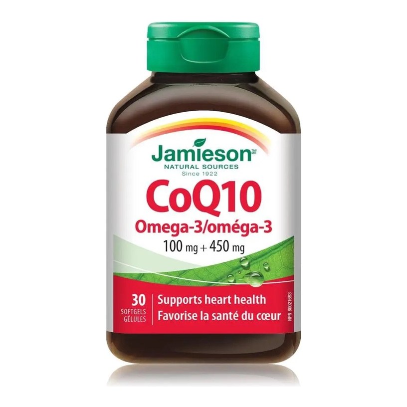 JAMIESON CoQ-10+OMEGA3 SOFTGELS 30's (P1)