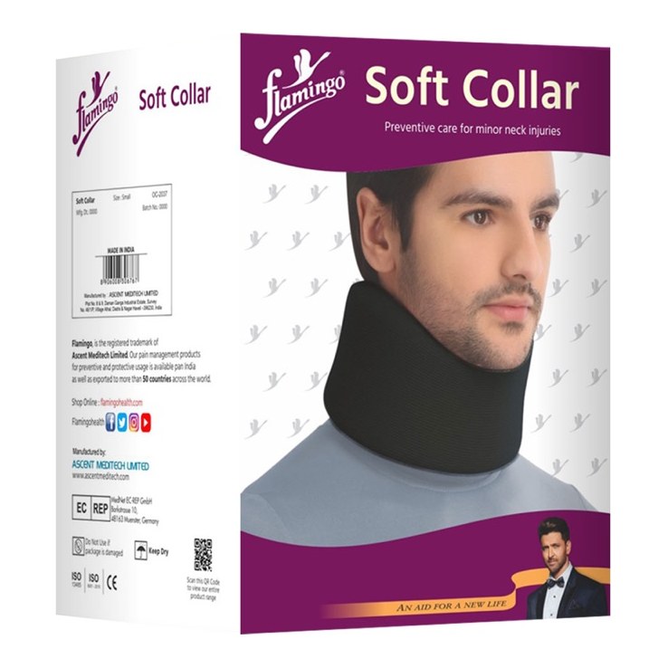 SOFT COLLAR L FLAMINGO