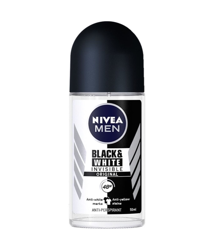 NIVEA INVISIBLE B&W ROLL ON MEN 50ML