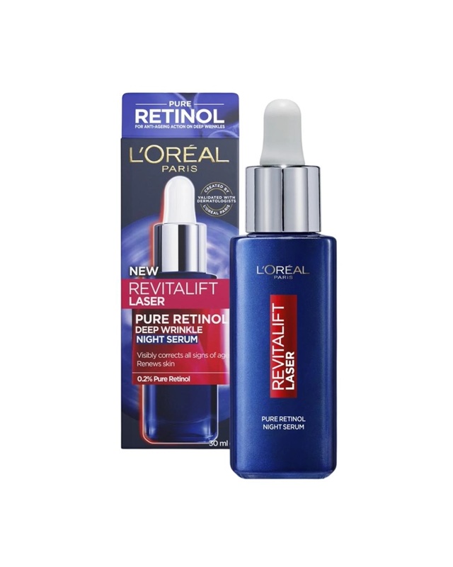 L`OREAL REVITALIFT LASER PURE RETINOL NIGHT SERUM 30ML