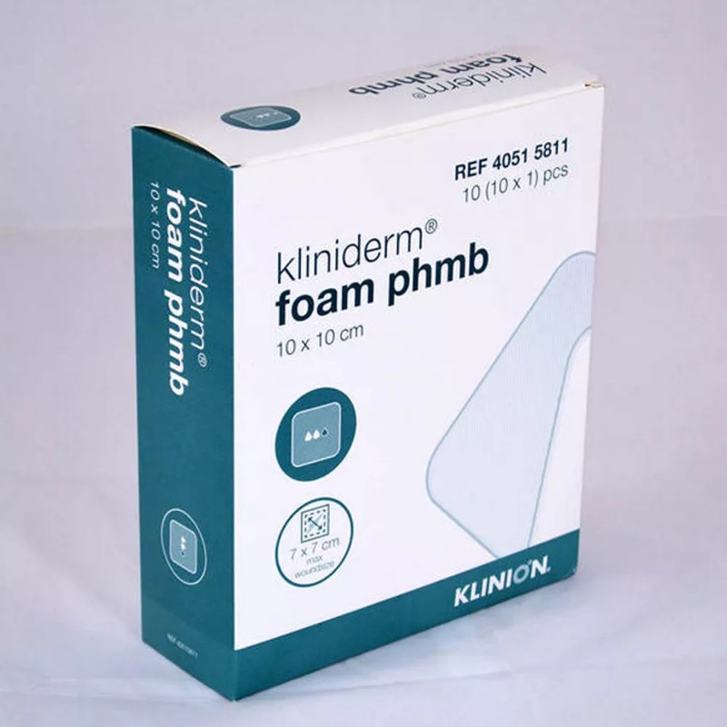 NON ADHESIVE PHMB FOAM 10X10
