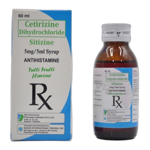 CETRIZINE HYDROCHLORIDE SYRUP