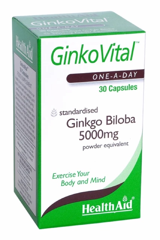 HEALTH AID GINKO BILOBA 5000MG 30'S (P1)