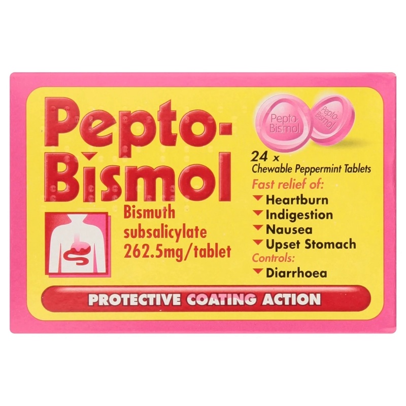 PEPTO BISMOL CHEWABLE 24'S