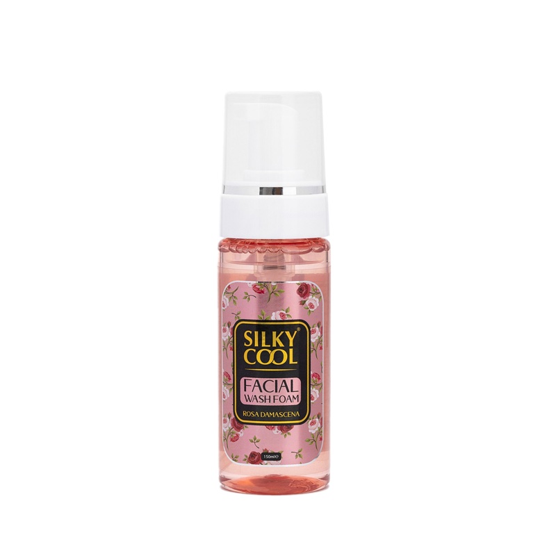 SILKY COOL FACIAL WASH FOAM 150ML (ROSA DAMASCENA)
