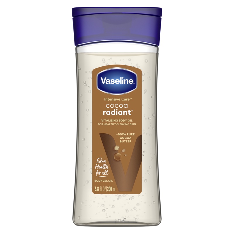 VASELINE COCOA RADIANT BODY GEL 200ML(BLUE)