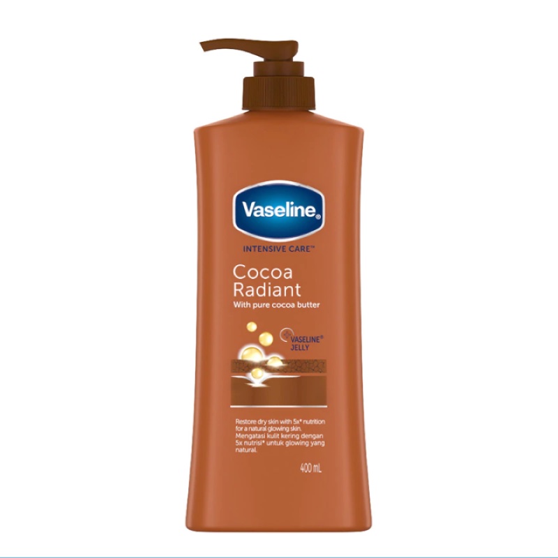 VASELINE COCOA RADIANT BODY GEL 400ML(BROWN)