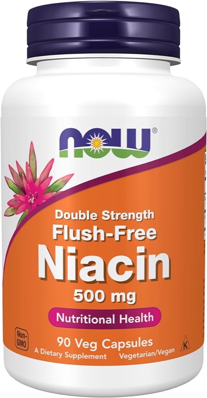 NOW FLUSH FREE NIACIN VITAMIN B3 90s