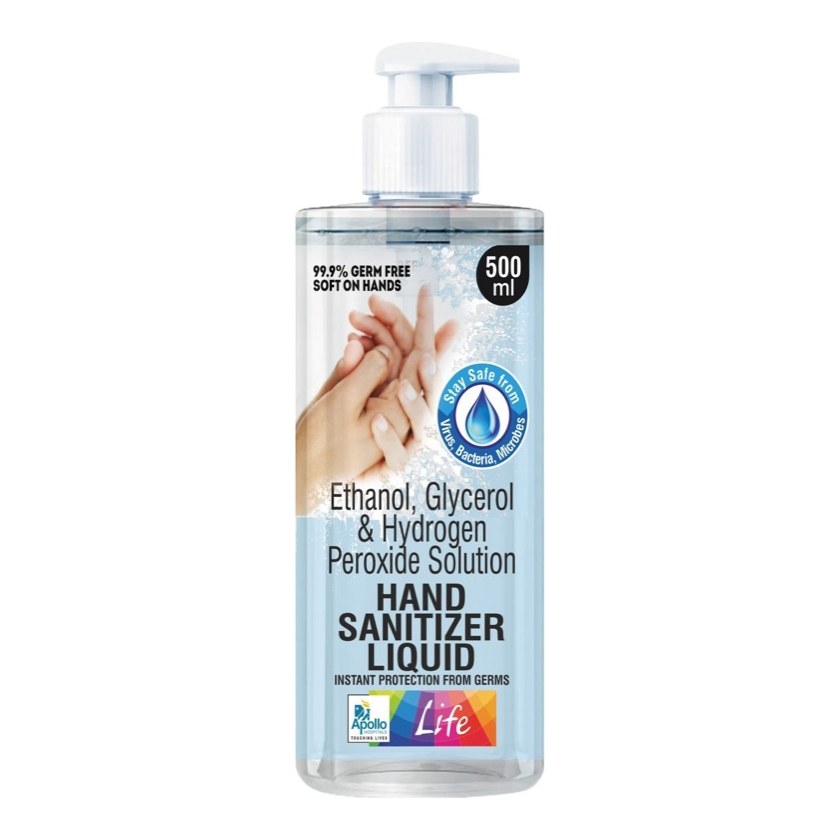 HAND SANITIZER 500ML WITH PUMP