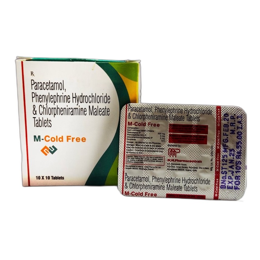 PHENYLEPHRINE+CHLORPHENAMINE+PARACETAMOL