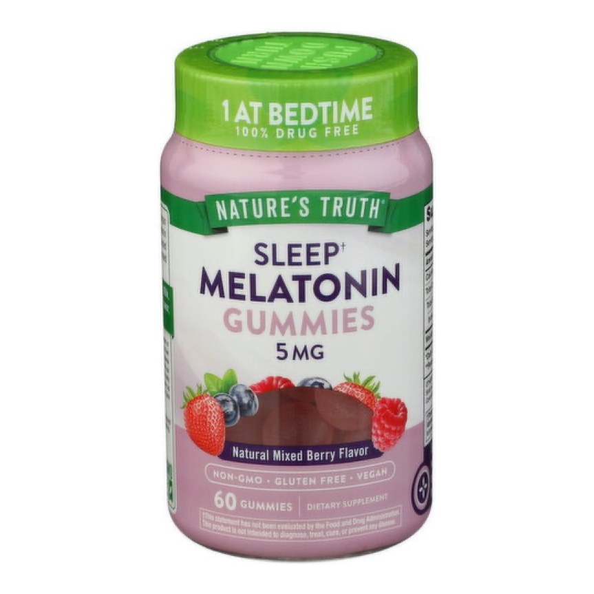 NATURES TRUTH SLEEP MELATONIN 5MG GUMMIES 60S