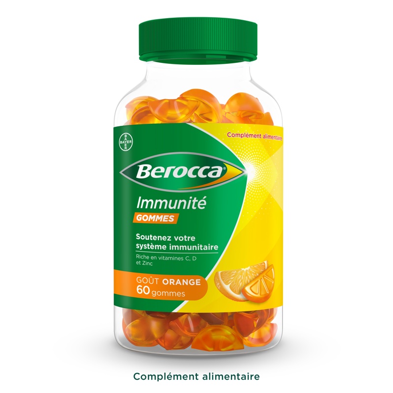 BEROCCA IMMUNO GUMMIES ORANGE 60'S (p1)