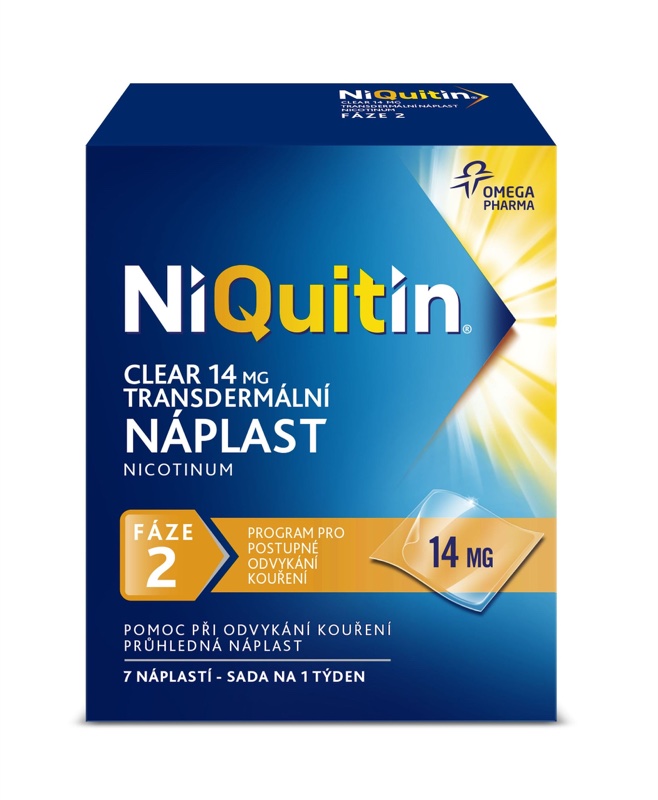NIQUITIN TRANSDERMAL PATCHES 14MG 7S