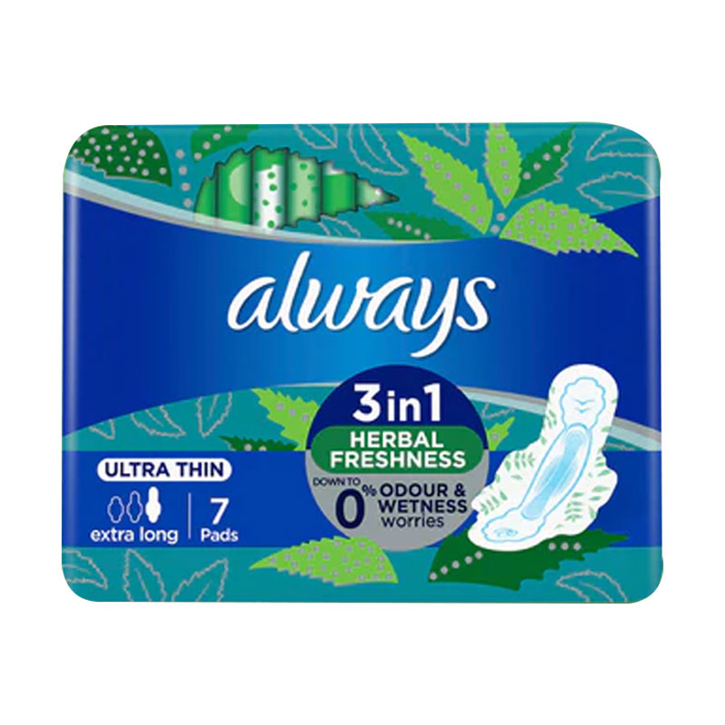 ALWAYS HERBAL  ULTRA THIN EXTRA LONG 7S(P1)