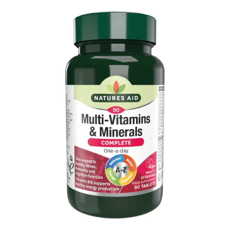 NATURES AID COMPLETE MULTIVITAMINS & MINERALS 90S(P1)