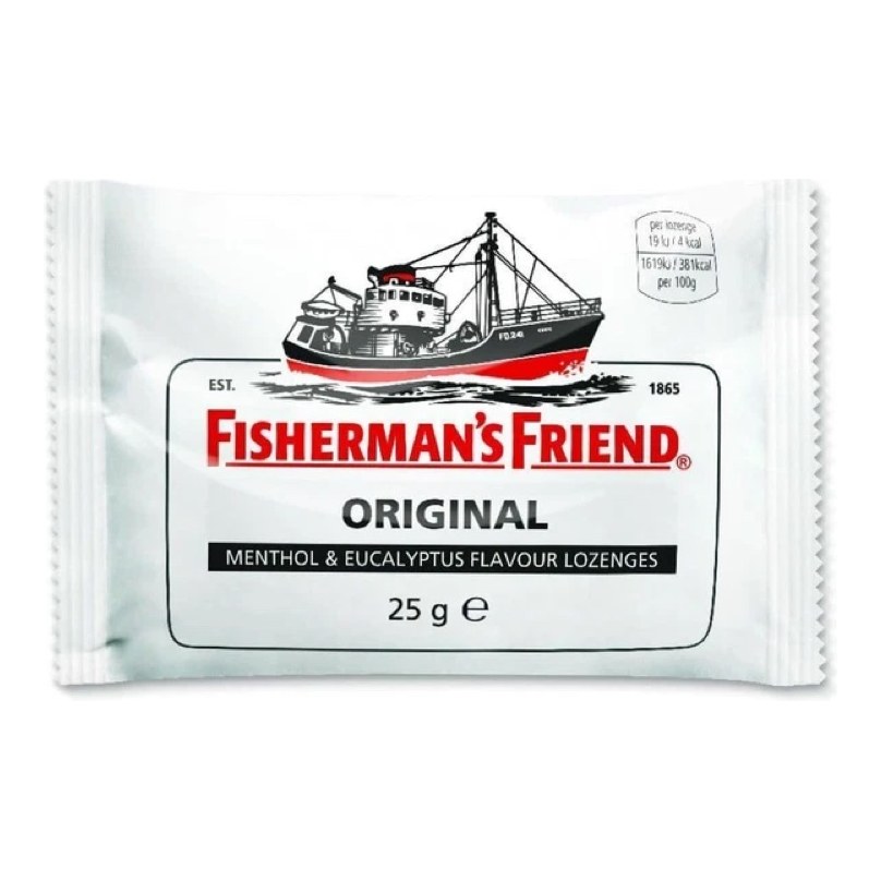 FISHERMANS FRIEND ORIGINAL 25G MENTHOL &EUCALYPTUS