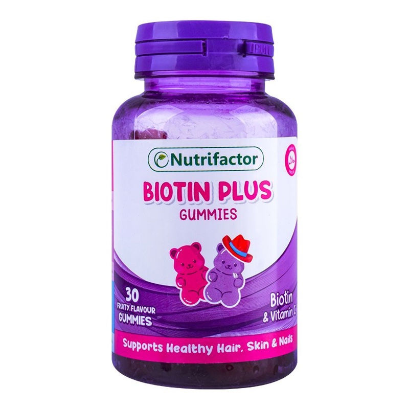 NUTRIFACTOR BIOTIN PLUS GUMMIES 30s