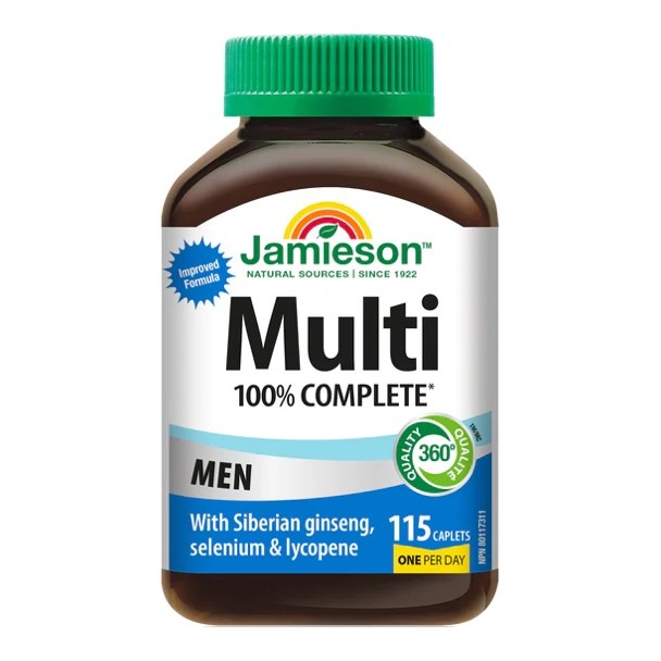 JAMIESON MULTI 100%COMPLETE MEN CAPS 115'S(p1)