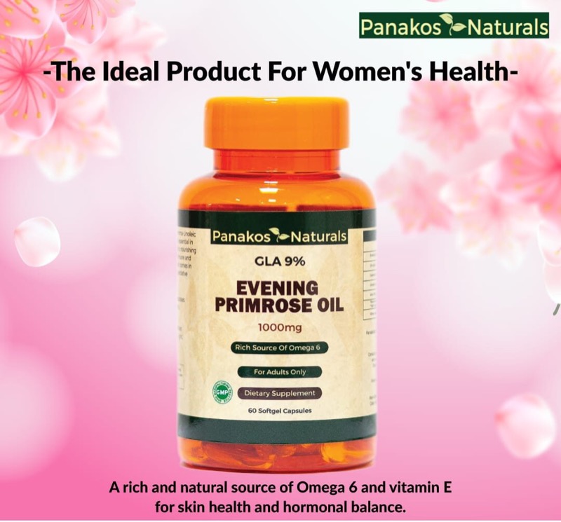 PANAKOS EVENING PRIMROSE OIL 1000MG 60S