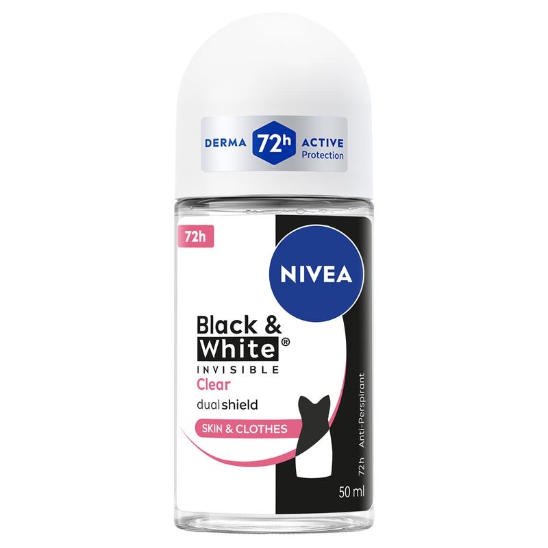 NIVEA BLACK&WHITE ROLL ON 50ML(women)