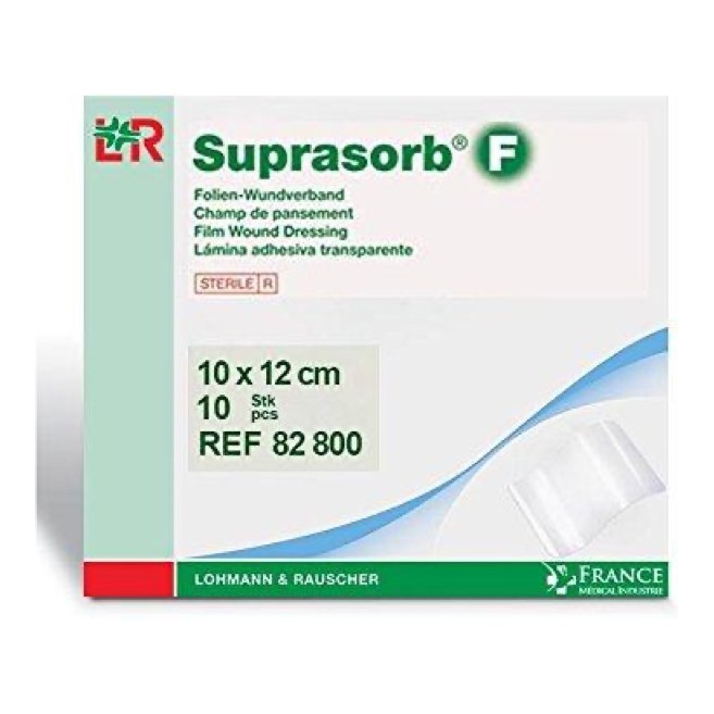 SUPRASORB F FILM WOUND DRESSING STERILE 10*12CM 10'S