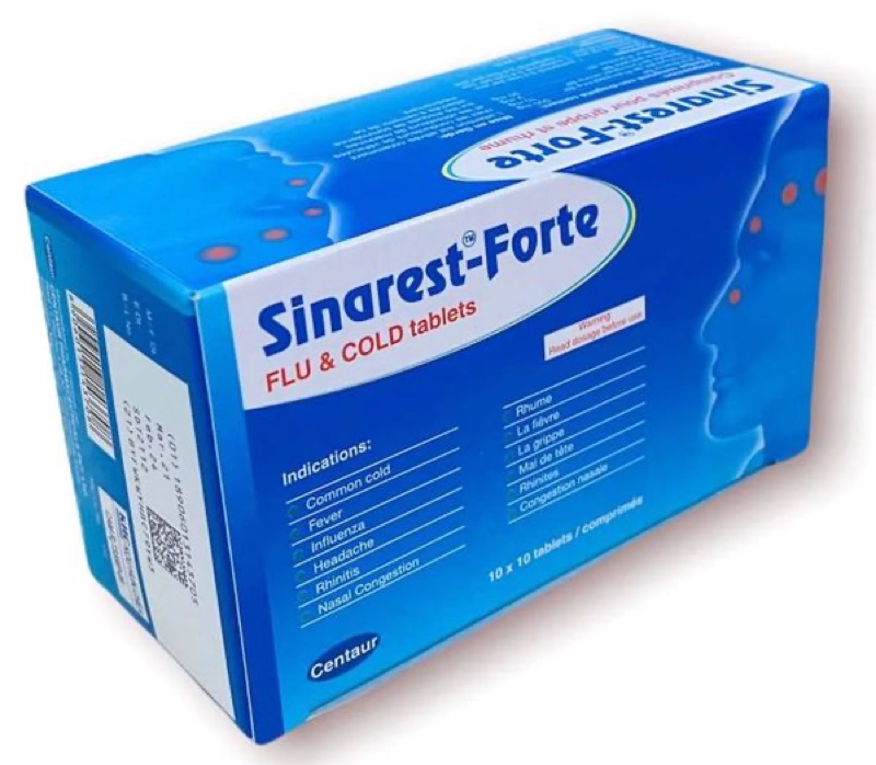 SINAREST FORTE TABS 50*4 200'S