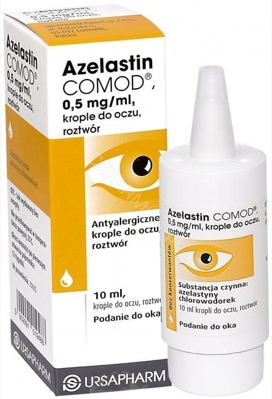 AZELASTIN COMOD 0.5MG/ML EYE DROPS