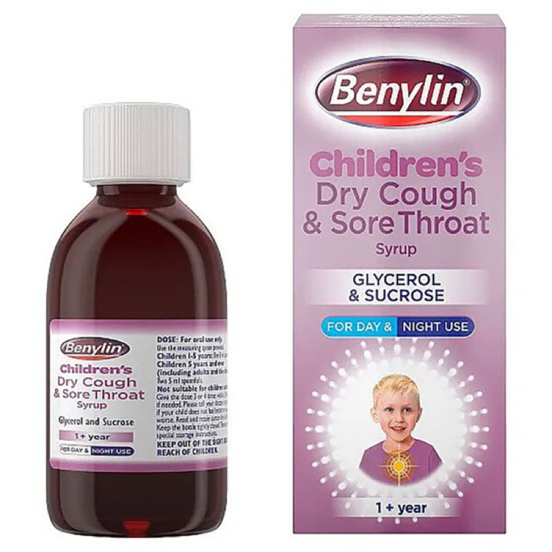 BENYLIN CHILDREN DRY COUGH & SORE THROAT 125ML