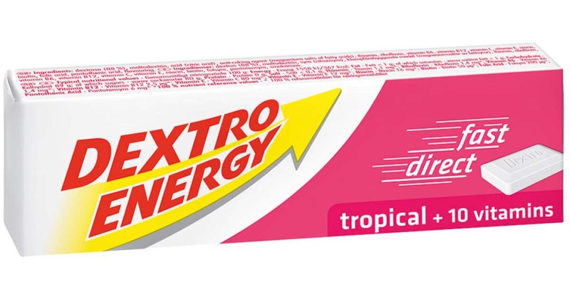 DEXTRO ENERGY TROPICAL FRUIT 47g