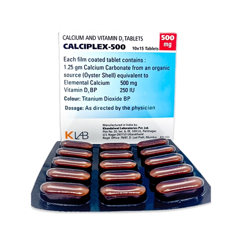 CALCIPLEX-500 30'S