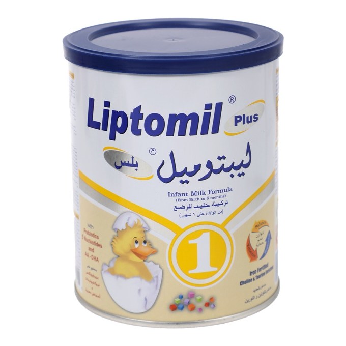 LIPTOMIL PLUS INFANT FORMULA 0-6 MONTHS 400G