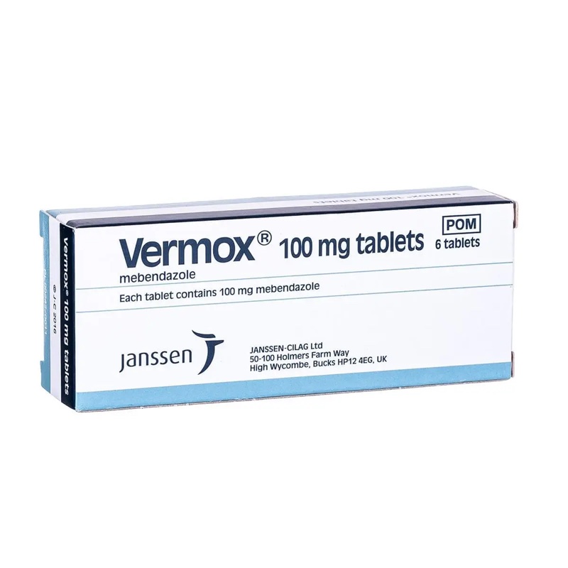 VERMOX 100MG 6S