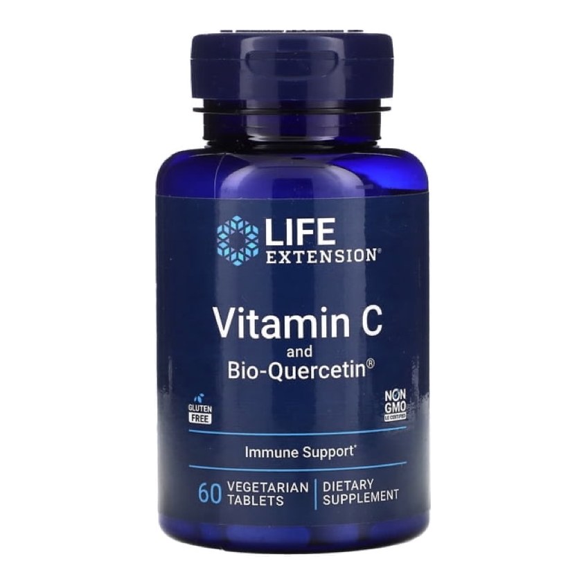 LIFE EXTENSION VITAMIN C AND BIO-QUERCETIN 60S (P1)