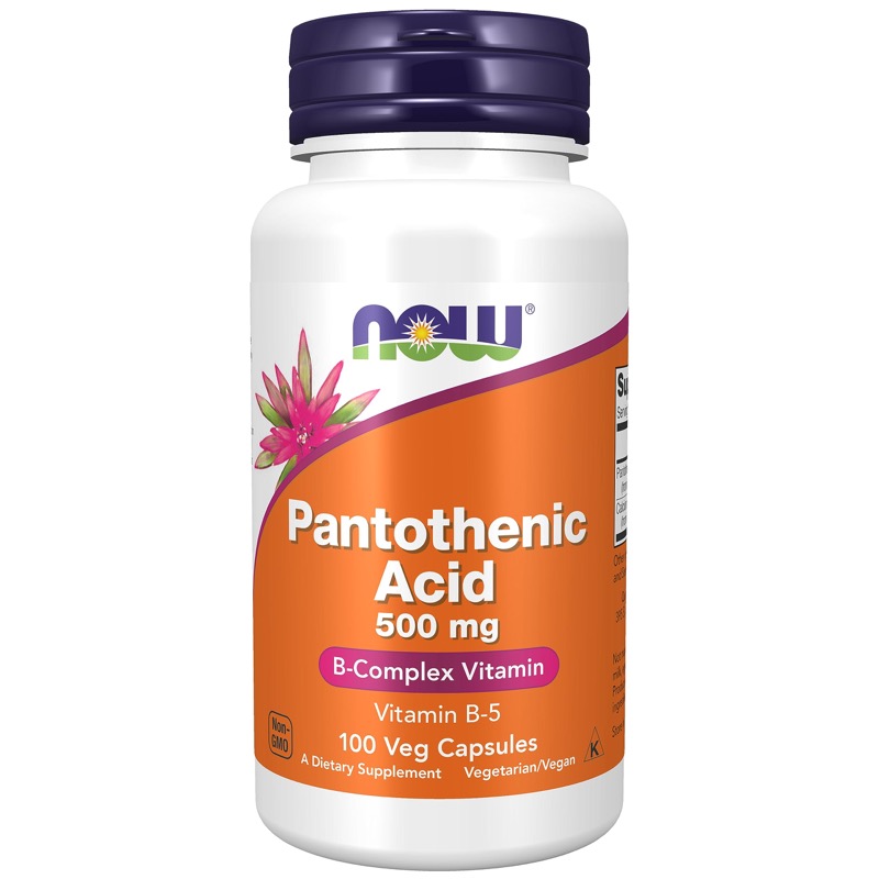 NOW PANTOTHENIC ACID 500MG 100'S
