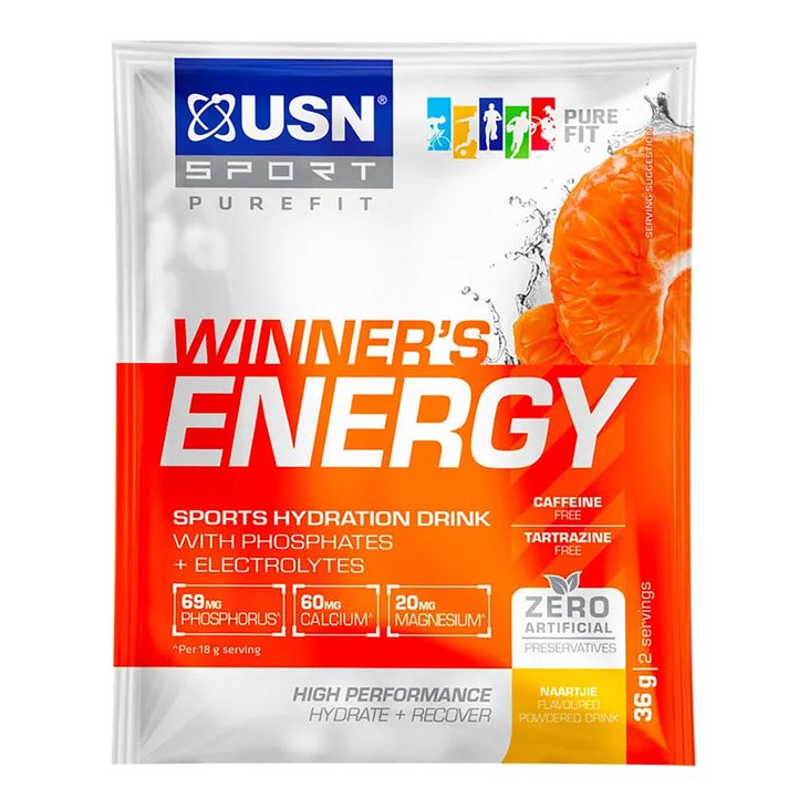 USN WINNERS ENERGY 36G SACHET  NAARTJIE 15's