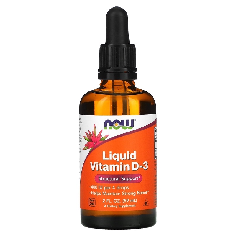 NOW VITAMIN D3 LIQUID 59ML
