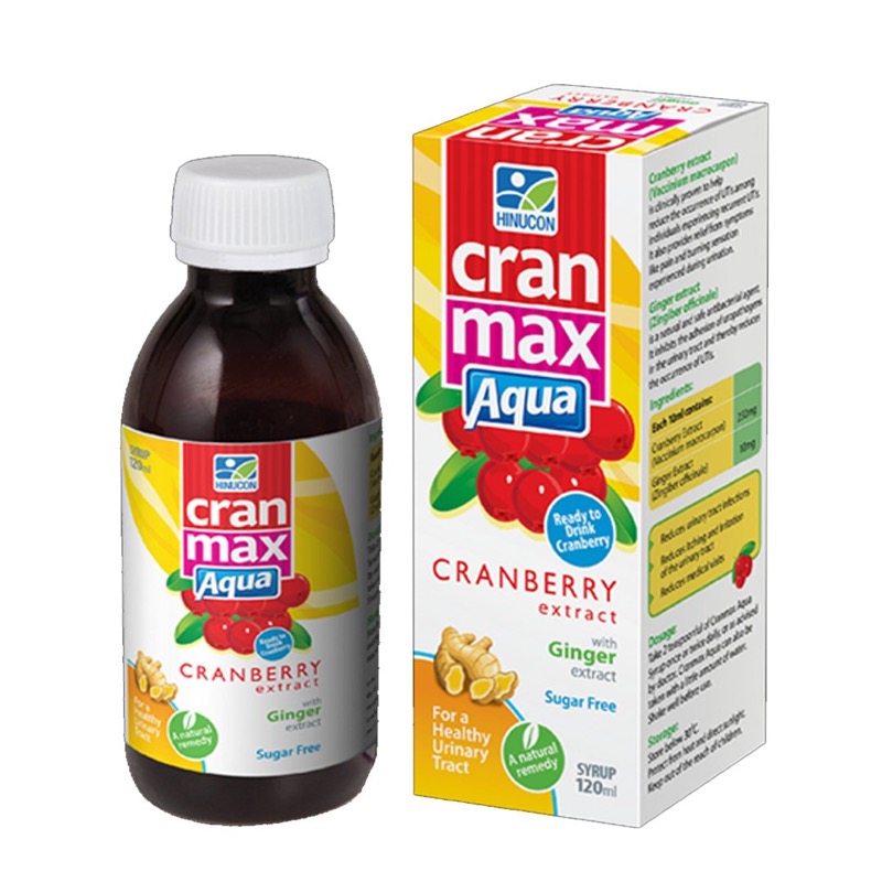 CRANMAX AQUA SYRUP 120ML