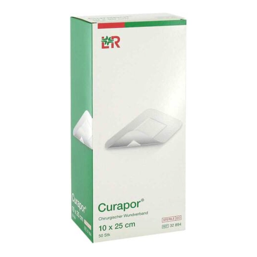 CURAPOR SURGICAL DRESSING 10*25CM 50S