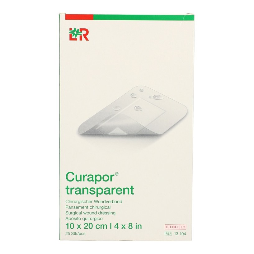 CURAPOR TRANSPARENT  10CM *20CM 25S