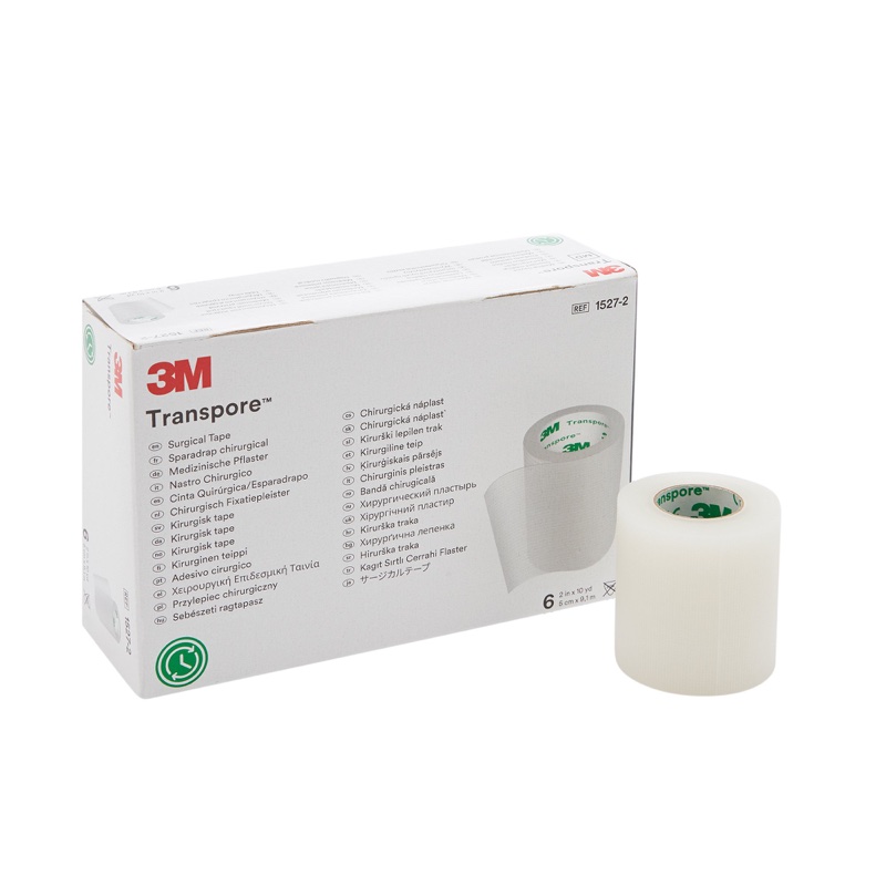 TRANSPORE TRANSPARENT SURGICAL TAPES 6S 2 INCH