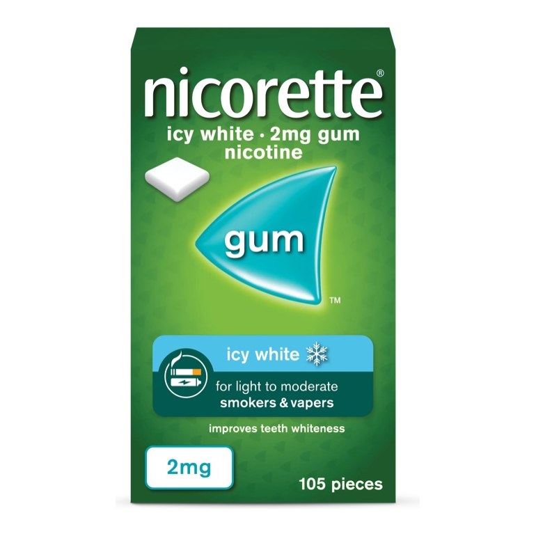 NICORETTE 2MG ICY WHITE 105'S