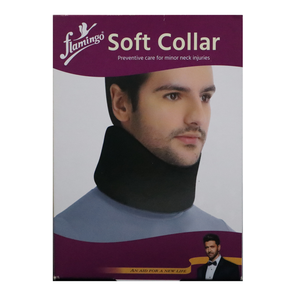 SOFT COLLAR M FLAMINGO 