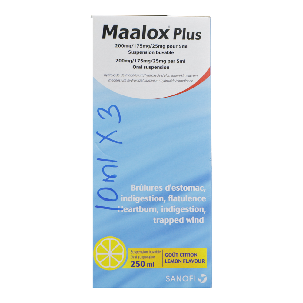 Maalox Plus Susp 250ml