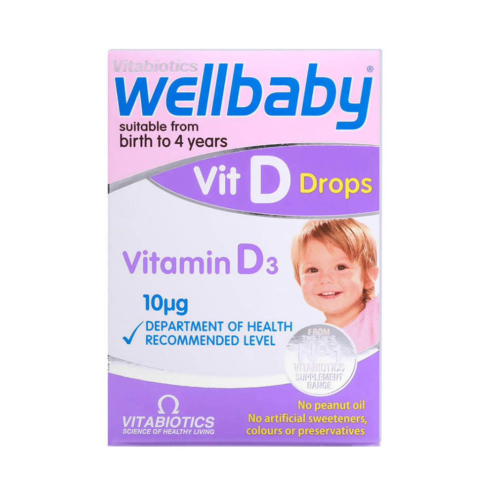 Wellbaby vitamin D drops 30ml