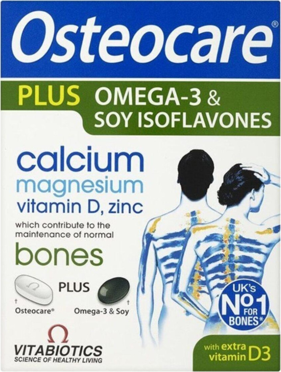OSTEOCARE PLUS OMEGA3&SOY ISOFLAVONES 84S(P1)