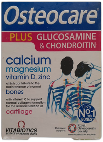 OSTEOCARE PLUS GLUCOSAMINE & CHONDROITIN 60s