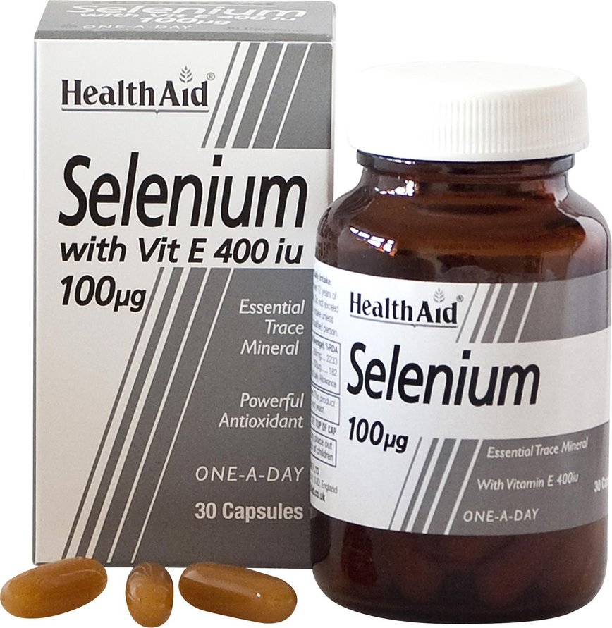 HEALTH AID Selenium 100ug + Vitamin E 400iu 30S 