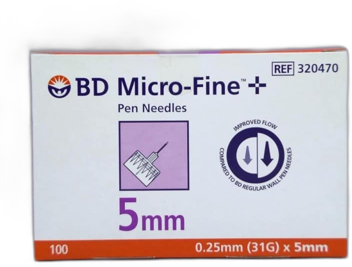 BD Microfine Pen Needles 31G 5mm 100s