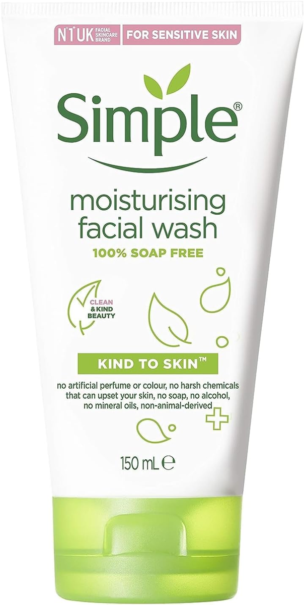 SIMPLE MOISTURISING FACIAL WASH 150ML